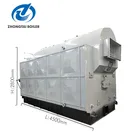 Cheap fuel 1ton steam biomass solid fuel pellet wood burning boiler for sale