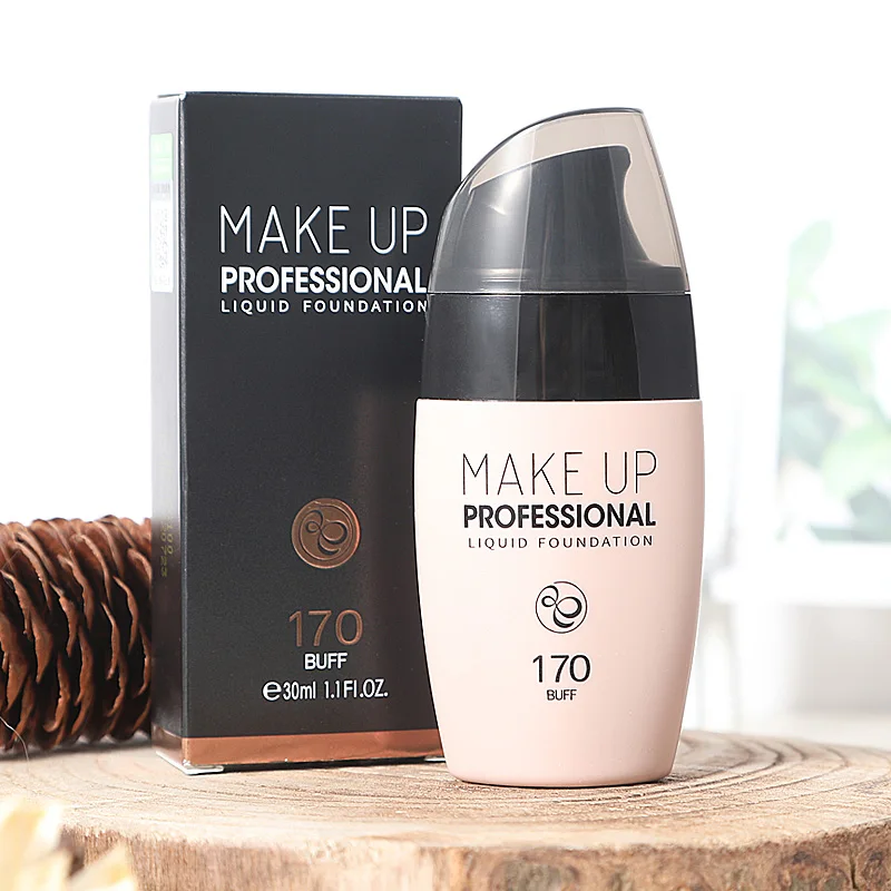 

LAIKOU makeup full coverage foundation ivory natural tan color moisturizing liquid foundation concealer cream 30ml