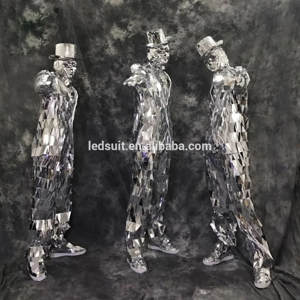 Stage show dance costumes Mirror Work Suit Mirror Costume Party Performance DJ Singer Supplies Mirror Reflective Costume
Stage show dance costumes Mirror Work Suit Mirror Costume Party Performance DJ Singer Supplies Mirror Reflective Costume