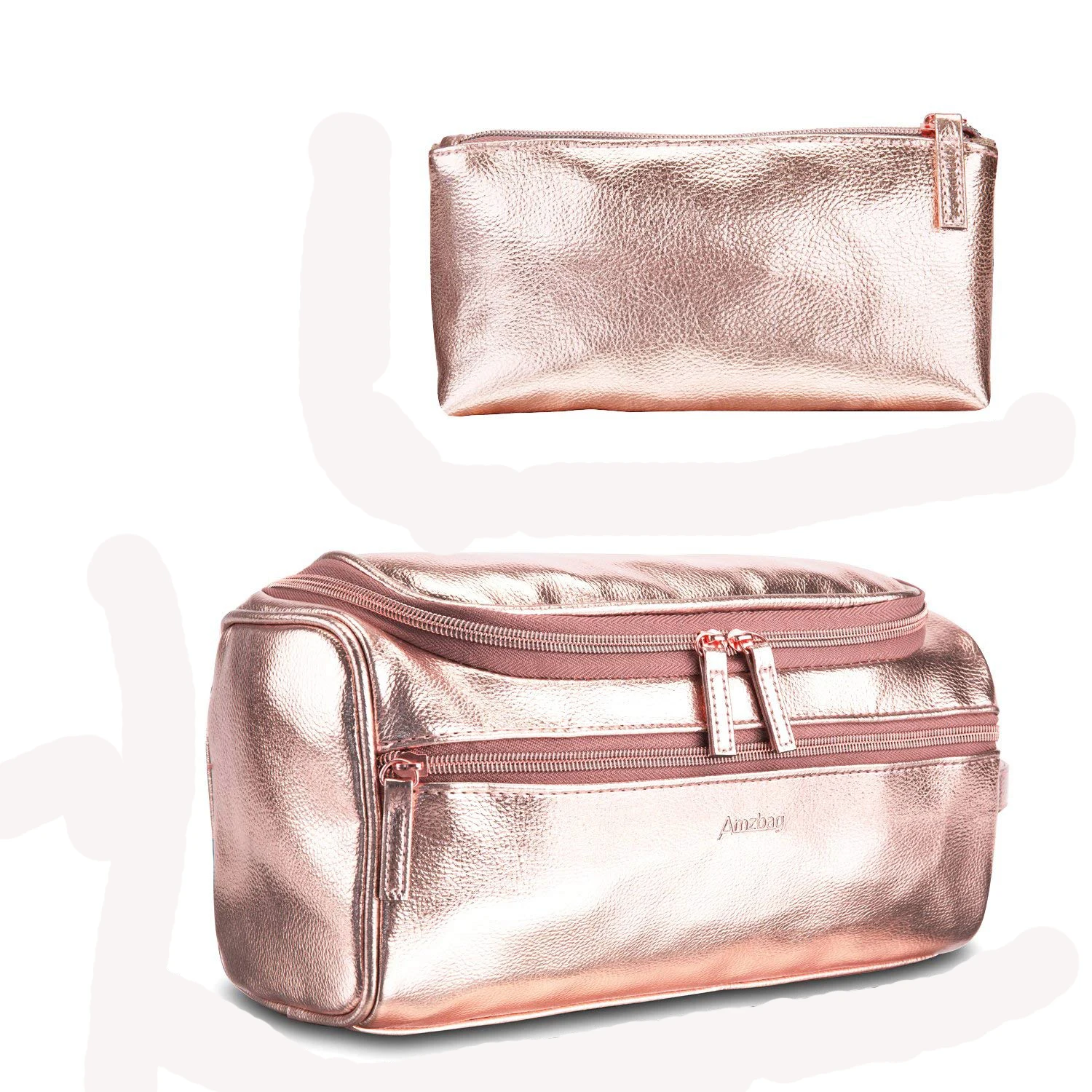 PU Leather Travel Makeup Makeup Bag Travel Cosmetic Bag with Removable Brush Holder for Women and Girls
PU Leather Travel Makeup Makeup Bag Travel Cosmetic Bag with Removable Brush Holder for Women and Girls