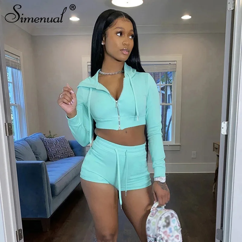 2021 Casual Women Zipper Cardigan Hoodies Shorts Two Pieces Sets Midriff-Baring Sweatshirt For Women, 5 colors
2021 Casual Women Zipper Cardigan Hoodies Shorts Two Pieces Sets Midriff-Baring Sweatshirt For Women, 5 colors