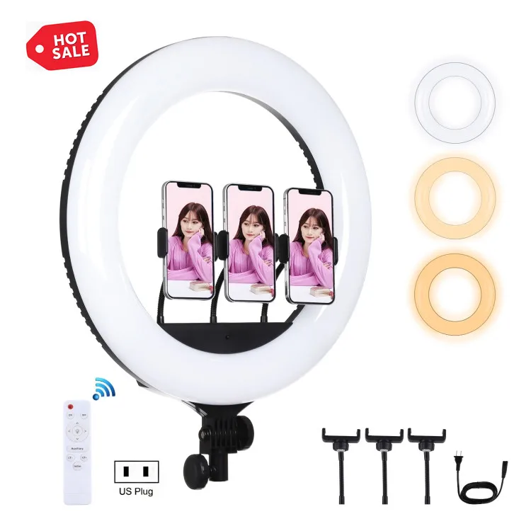 Dropshipping Puluz 18 Inch Selfie USB 3 Modes Led Circle Ring Light With 3 Phone Holder Stand
Dropshipping Puluz 18 Inch Selfie USB 3 Modes Led Circle Ring Light With 3 Phone Holder Stand