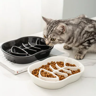 Pet supplies anti - slip anti - choking ceramic dog and cat bowl slow food bowl cat food buffer
Pet supplies anti - slip anti - choking ceramic dog and cat bowl slow food bowl cat food buffer