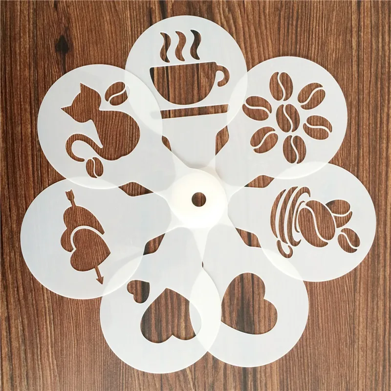 19Pcs Coffee Stencils Fancy Coffee Printing Model Foam Spray Cake Stencils Coffee Drawing Cappuccino Mold Powdered Sieve Tools
19Pcs Coffee Stencils Fancy Coffee Printing Model Foam Spray Cake Stencils Coffee Drawing Cappuccino Mold Powdered Sieve Tools