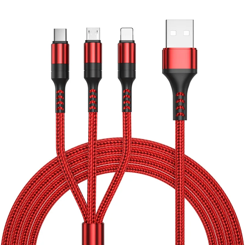 Free sample 2021 On Stock Wholesale 3 In 1 Fast Charging Cable Micro usb fast charging cable, Red, black, blue
Free sample 2021 On Stock Wholesale 3 In 1 Fast Charging Cable Micro usb fast charging cable, Red, black, blue