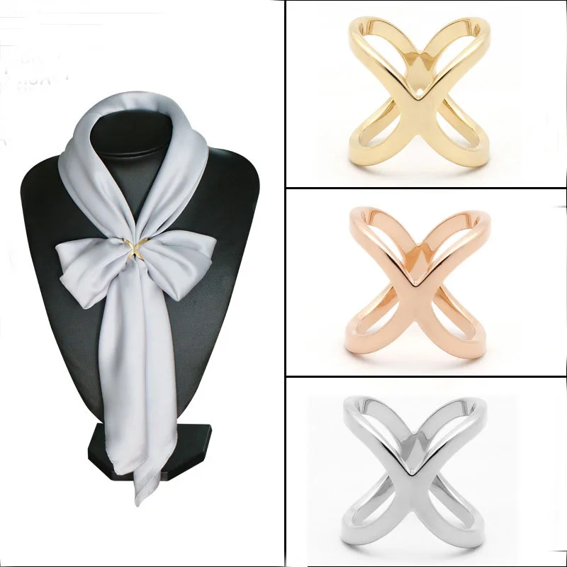 Metal High Quality Jewelry Fashion X shape Rose Gold/Gold/Silver Stainless Steel Scarf Buckle Rings
Metal High Quality Jewelry Fashion X shape Rose Gold/Gold/Silver Stainless Steel Scarf Buckle Rings