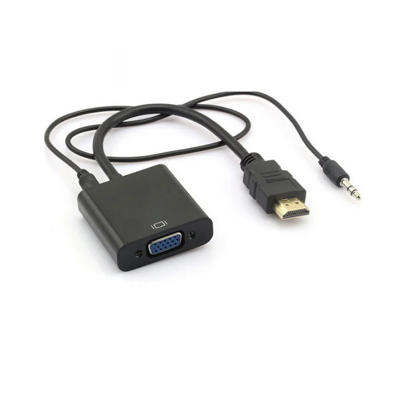 HD 1080P HD to VGA with Audio Cable Converter HDTV TO VGA Male to Female Adapter Cable
HD 1080P HD to VGA with Audio Cable Converter HDTV TO VGA Male to Female Adapter Cable