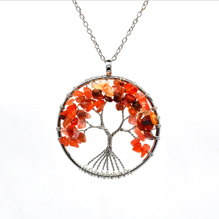 Wholesale Natural crystal Women Rainbow Colorful Lucky life tree pendant for necklace
Wholesale Natural crystal Women Rainbow Colorful Lucky life tree pendant for necklace