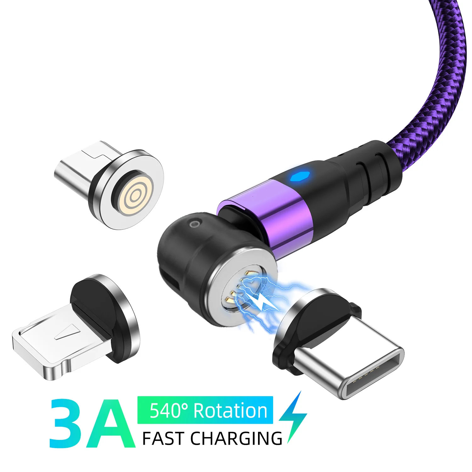 USLION Wholesale 2021 New Arrivals 3 in 1 1m 540 degree Customized Magnetic Charging Cable iphone charger type c Android
USLION Wholesale 2021 New Arrivals 3 in 1 1m 540 degree Customized Magnetic Charging Cable iphone charger type c Android