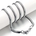 Factory Price Affordable Cheap 316l Stainless Steel Necklace Snake Chain