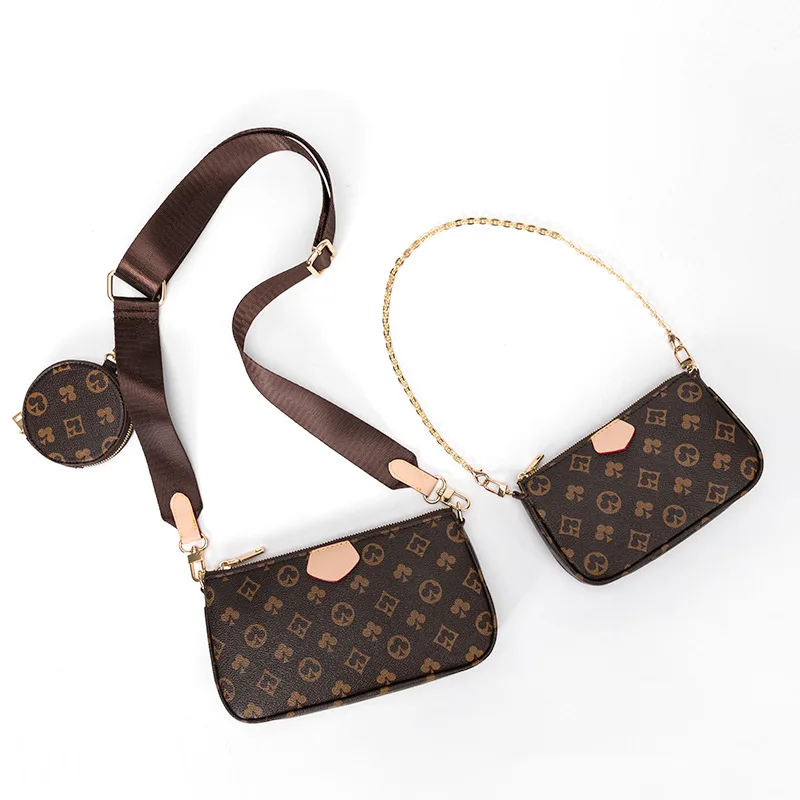 Women's bag presbyopia three-piece trendy fashion three-in-one plaid single shoulder bag wild chain bag, Picture
Women's bag presbyopia three-piece trendy fashion three-in-one plaid single shoulder bag wild chain bag, Picture