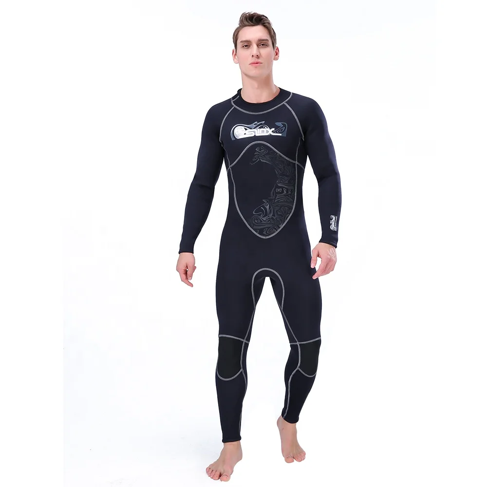 Mens 3mm Neoprene Velvet lining Diving Suits Surfing Swimming Long Sleeve Keep Warm Back Zip One piece wetsuit, Black
Mens 3mm Neoprene Velvet lining Diving Suits Surfing Swimming Long Sleeve Keep Warm Back Zip One piece wetsuit, Black