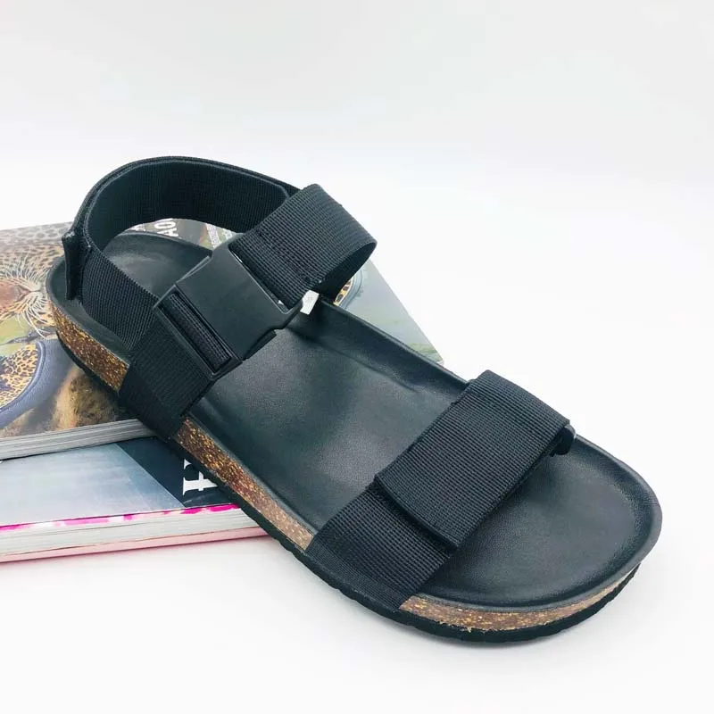 Wholesale Design Buckle Grosgrain Strap Adjustable Slide Sandals Men Fashion Sandals, Black
Wholesale Design Buckle Grosgrain Strap Adjustable Slide Sandals Men Fashion Sandals, Black