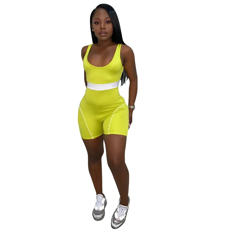 2021new summer one piece bodysuit women's sports halter women Knitted jumpsuits bodycon jumpsui
2021new summer one piece bodysuit women's sports halter women Knitted jumpsuits bodycon jumpsui