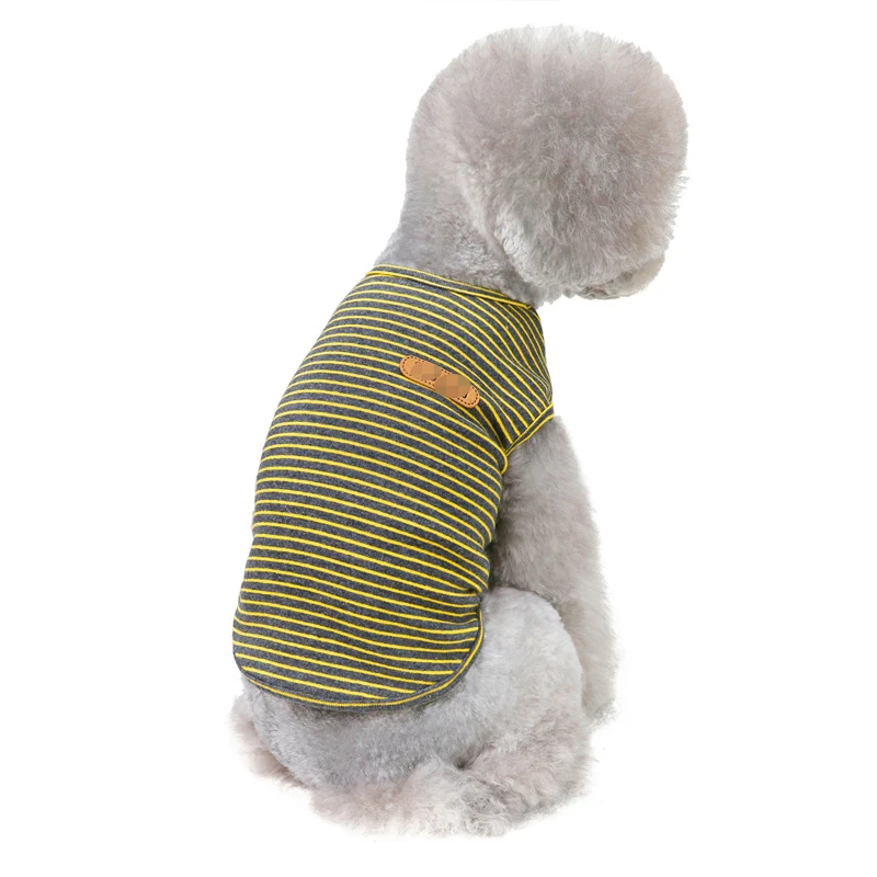 Wholesale Pet Clothes Summer Stripes Vest Dog T-shirt Fashion Fruit Pattern Pet Dress, As picture
Wholesale Pet Clothes Summer Stripes Vest Dog T-shirt Fashion Fruit Pattern Pet Dress, As picture