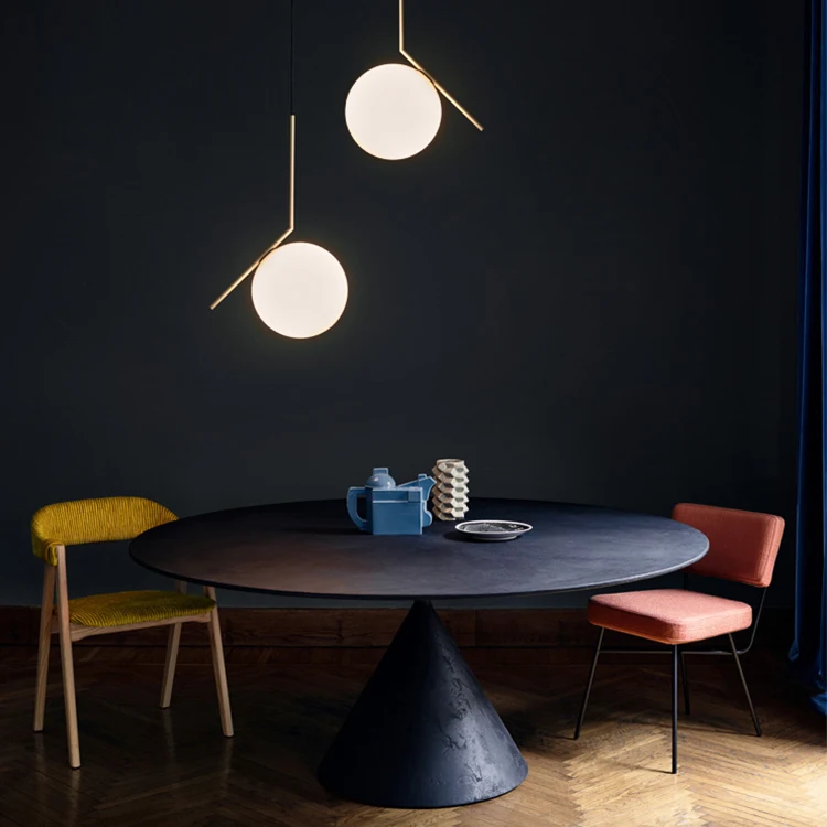 Hot sell modern hanging glass ball gold chandelier home hotel pendant light