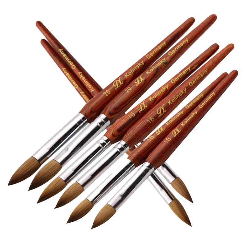 Customize Logo #20 Kolinsky Nail Brush Wholesale Luxury Professional Salon Nail Art Brush Kolinsky, Wood color
Customize Logo #20 Kolinsky Nail Brush Wholesale Luxury Professional Salon Nail Art Brush Kolinsky, Wood color