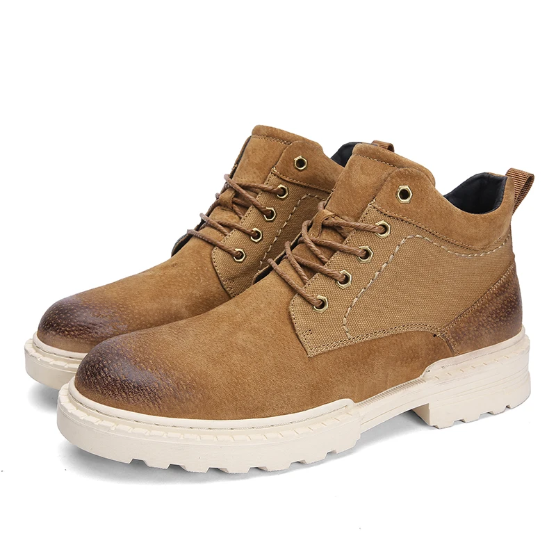 Men's shoes casual shoes outdoor boots outlaw style high street design fashion combat boots camping boots, Black/brown/green
Men's shoes casual shoes outdoor boots outlaw style high street design fashion combat boots camping boots, Black/brown/green