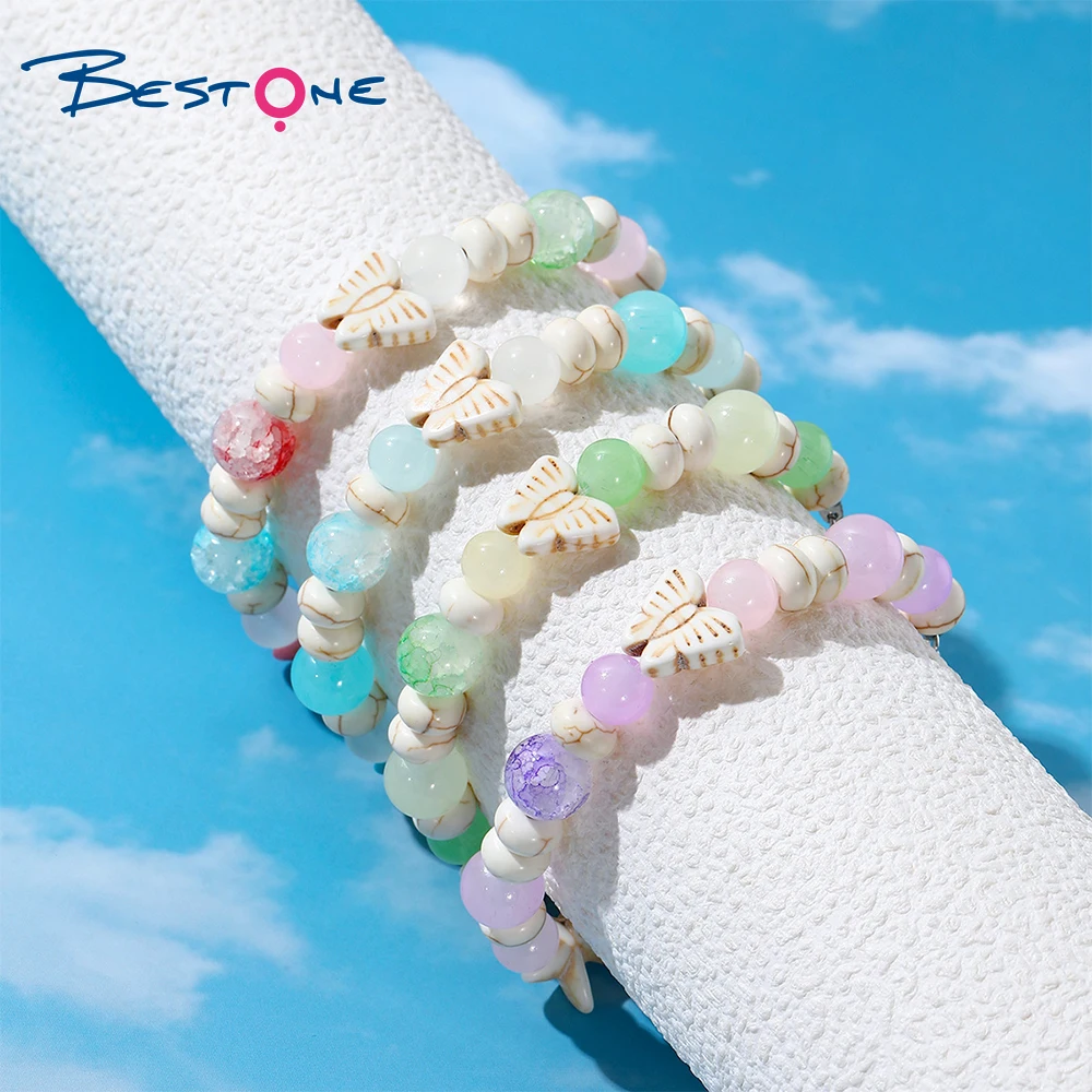 BESTONE Ocean Wind Holiday Bracelet Rainbow Candy Colored Jade Jewelry Bracelet Natural New Design Macaron Wholesale Women
BESTONE Ocean Wind Holiday Bracelet Rainbow Candy Colored Jade Jewelry Bracelet Natural New Design Macaron Wholesale Women