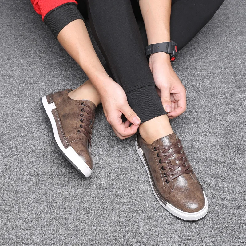 Men's Fashion Cow Suede Genuine Leather Sneakers Trend Hot Sale Comfortable Man Casual Shoes Outdoor Non-slip Breathable Shoes
Men's Fashion Cow Suede Genuine Leather Sneakers Trend Hot Sale Comfortable Man Casual Shoes Outdoor Non-slip Breathable Shoes