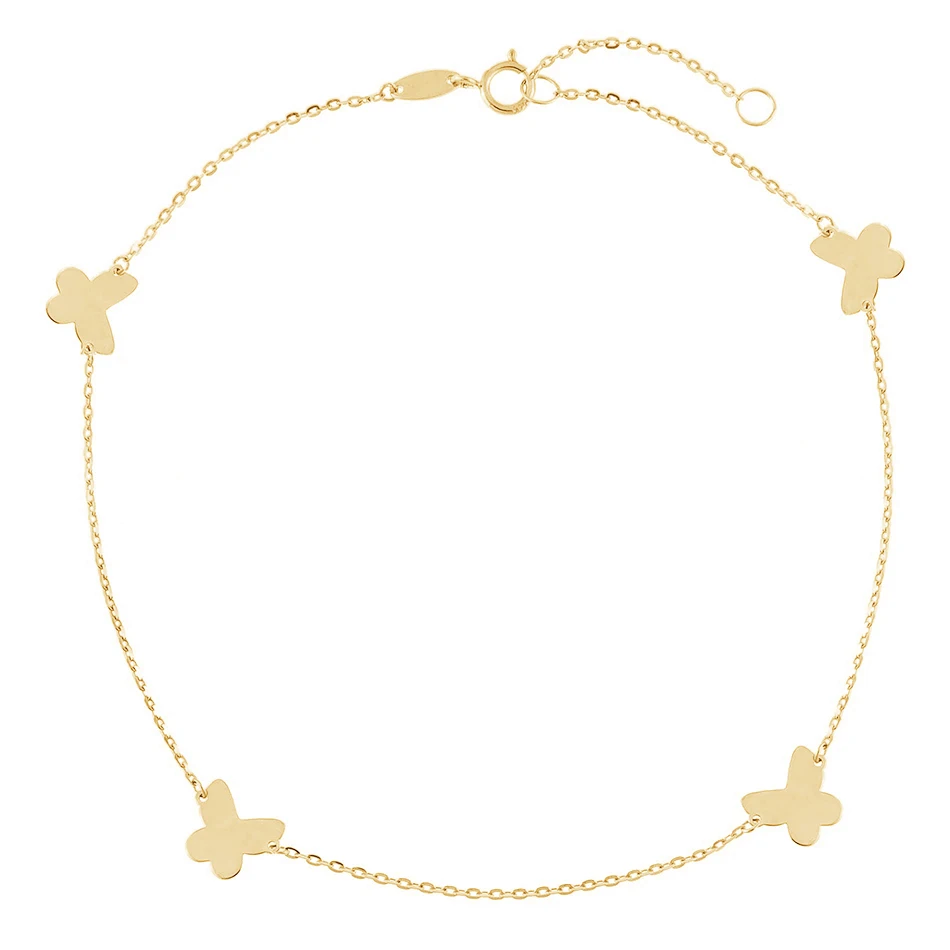 wholesale silver jewelry 18k gold plated 925 sterling silver butterfly anklet for women jewelry
wholesale silver jewelry 18k gold plated 925 sterling silver butterfly anklet for women jewelry