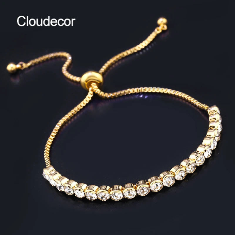 High Quality Gold Plated Adjustable Diamond Tennis Bracelet Trendy Women Bracelet Luxury 2021 Jewelry Wholesale, Steel/gold/rose gold
High Quality Gold Plated Adjustable Diamond Tennis Bracelet Trendy Women Bracelet Luxury 2021 Jewelry Wholesale, Steel/gold/rose gold