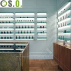 Aluminum luxury perfume counter for store fitting