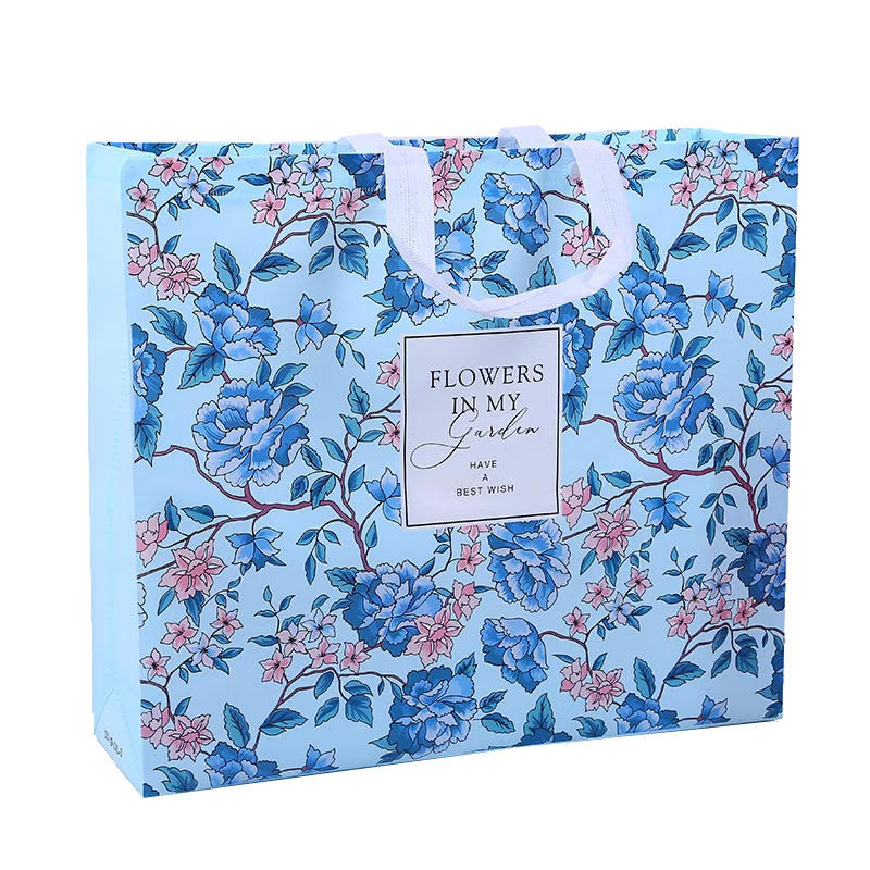 Custom High Quality Flower Printed Multicolor Large Handle Non Woven Shopping Gift Bag
Custom High Quality Flower Printed Multicolor Large Handle Non Woven Shopping Gift Bag