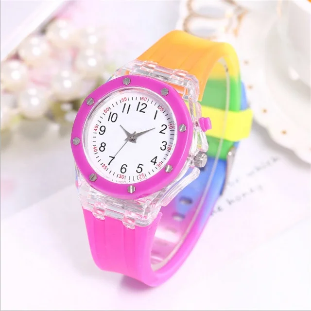 Factory oem luminous colorful strap fashion silicone custom logo promotional gifts kid lady sports watches, As picture shown
Factory oem luminous colorful strap fashion silicone custom logo promotional gifts kid lady sports watches, As picture shown