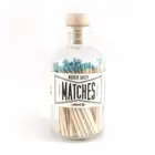 home decoration and lighter long safty matches in glass container