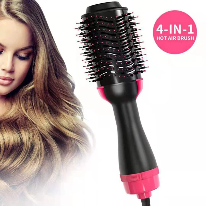 Hot air comb straight hair comb hair blow dryer one step and styler rotating hot air 4 in 1 mini hair dryer brush, Pink
Hot air comb straight hair comb hair blow dryer one step and styler rotating hot air 4 in 1 mini hair dryer brush, Pink
