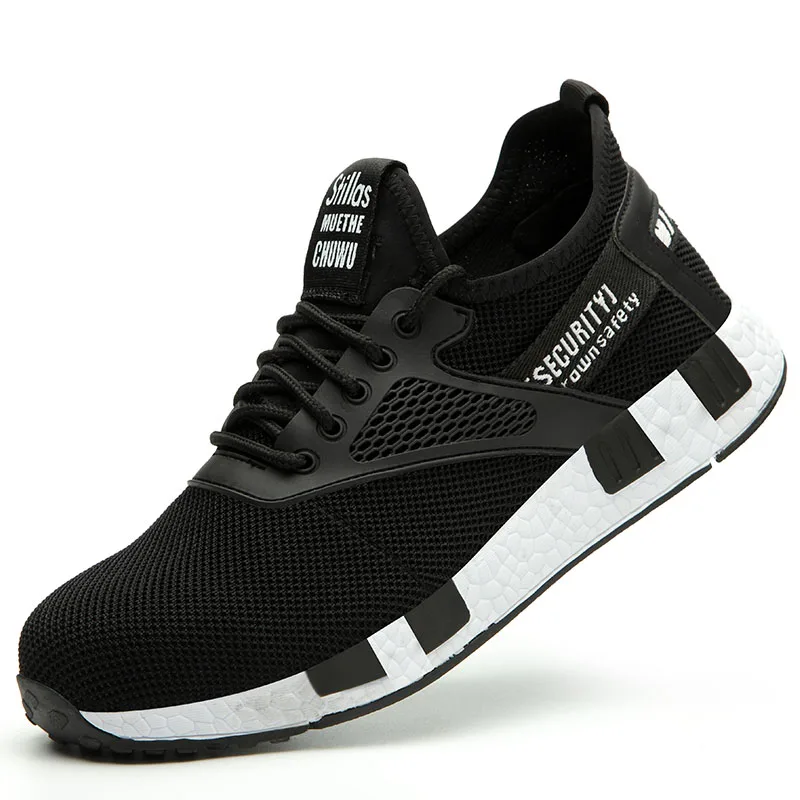Breathable Sneakers Anti-Slip Anti-Smashing Construction Industrial Steel Toe Cap Safety Shoes Womens Work Boots, Black white
Breathable Sneakers Anti-Slip Anti-Smashing Construction Industrial Steel Toe Cap Safety Shoes Womens Work Boots, Black white
