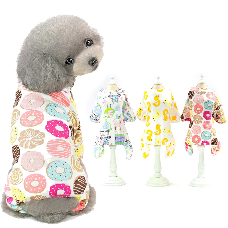 Wholesale New Spring Pet Puppy Clothing Comfortable 4-legged Homewear Cute Printed Pattern Dog Clothes Home, 5 colors
Wholesale New Spring Pet Puppy Clothing Comfortable 4-legged Homewear Cute Printed Pattern Dog Clothes Home, 5 colors