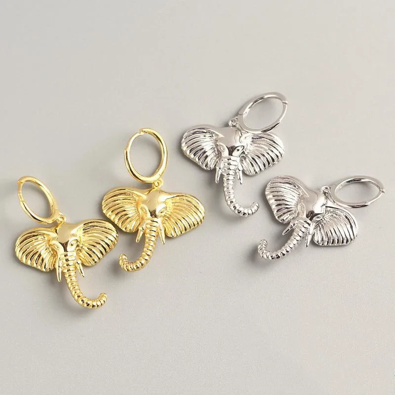 Gold Huggie Small Hoop Earrings with Charm Personalized Elephant 18k Gold Plated Drop Dangle Earrings for Women
Gold Huggie Small Hoop Earrings with Charm Personalized Elephant 18k Gold Plated Drop Dangle Earrings for Women