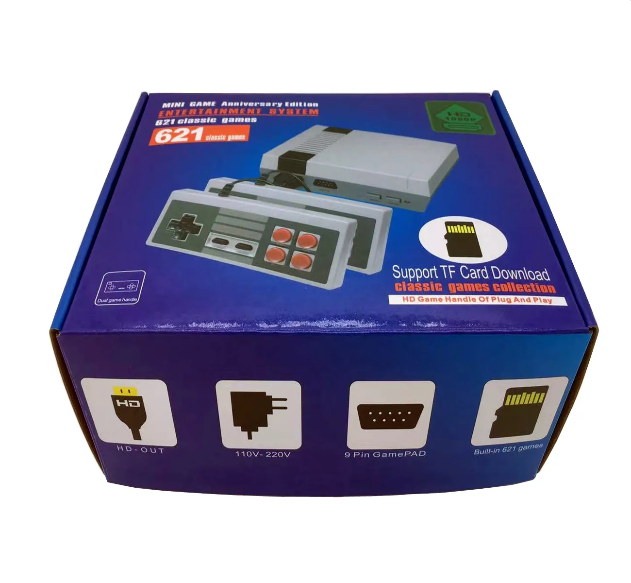Support game progress save mini 621TF classic retro HD home entertainment TV video game console, Light gray
Support game progress save mini 621TF classic retro HD home entertainment TV video game console, Light gray