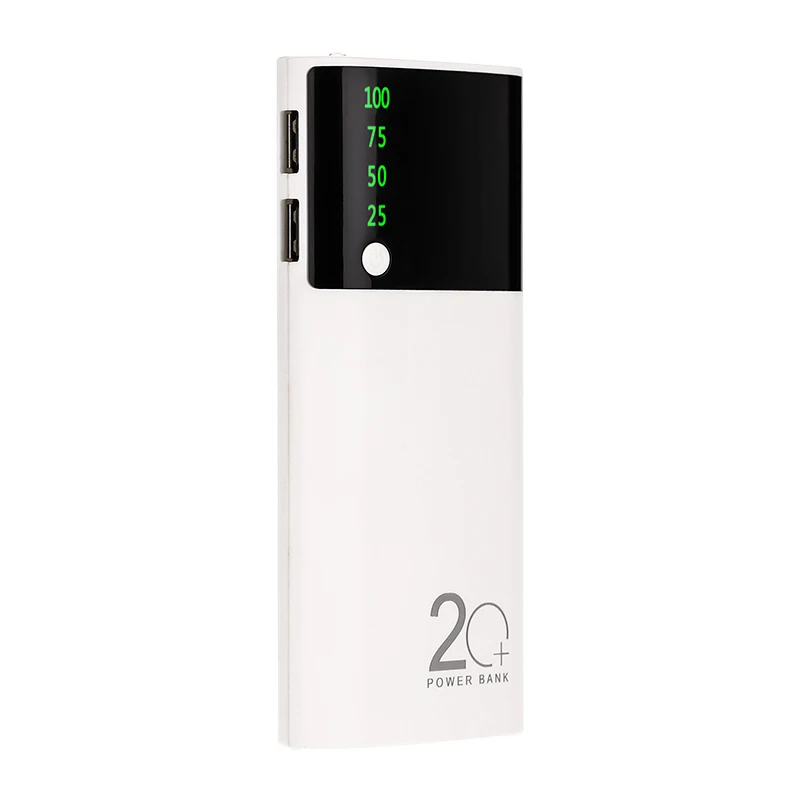 Factory direct sale 20000mAh mirror screen power bank large capacity portable power bank
Factory direct sale 20000mAh mirror screen power bank large capacity portable power bank