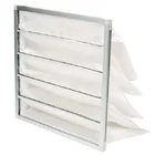 Aluminum/galvanized/plastic frame bag air filter