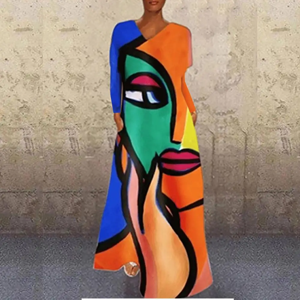 Graphic Print Long Dress Women Casual Loose Maxi Party Dresses For Women Long Sleeve Harajuku Ladies Dress Vestido
Graphic Print Long Dress Women Casual Loose Maxi Party Dresses For Women Long Sleeve Harajuku Ladies Dress Vestido