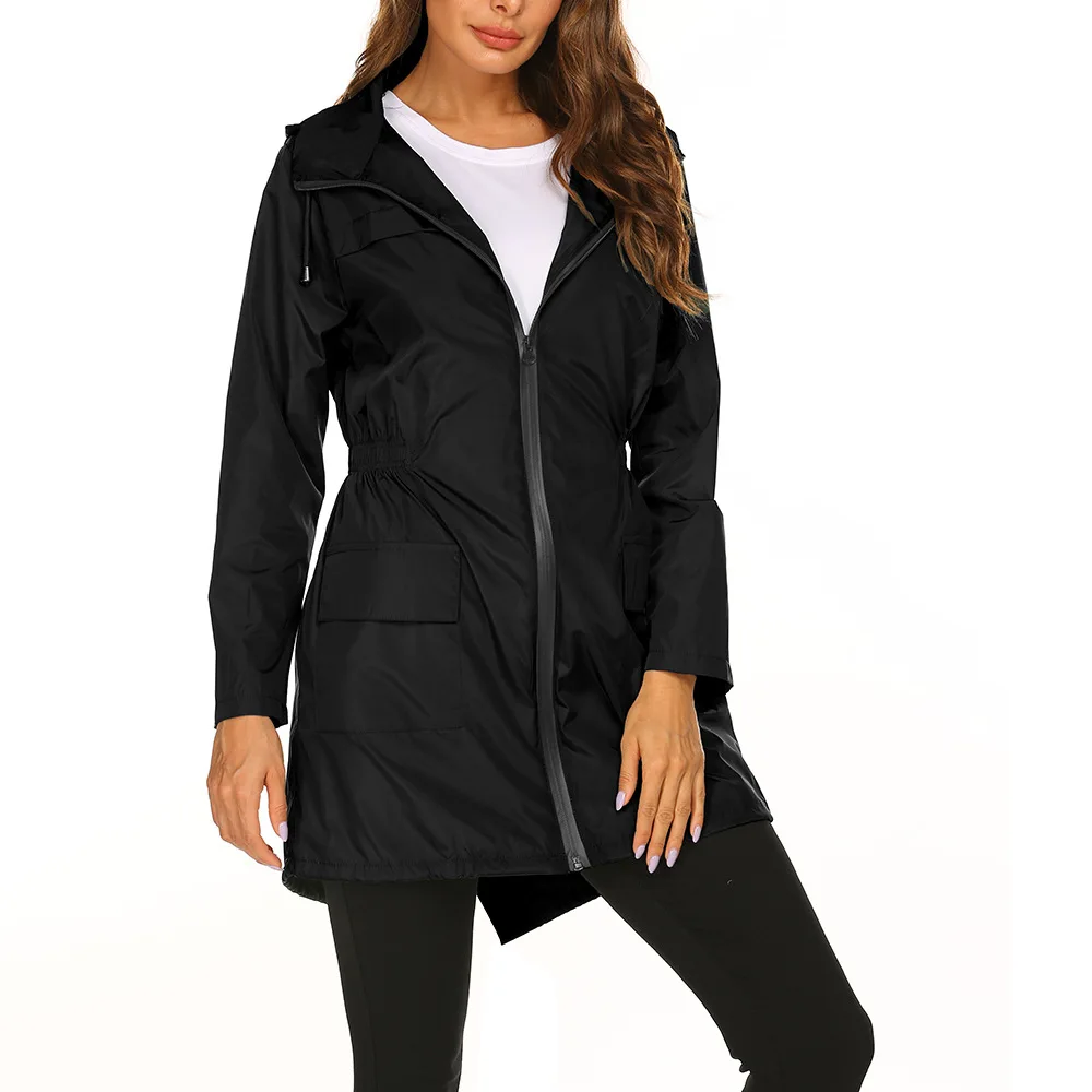 Amazon Aliexpress Hot Sale Women Hooded Waterproof Coat Spring and Autumn Light Thin Jacket Rainy Day Running Cycling, Gray,black,navy,dark green,green
Amazon Aliexpress Hot Sale Women Hooded Waterproof Coat Spring and Autumn Light Thin Jacket Rainy Day Running Cycling, Gray,black,navy,dark green,green