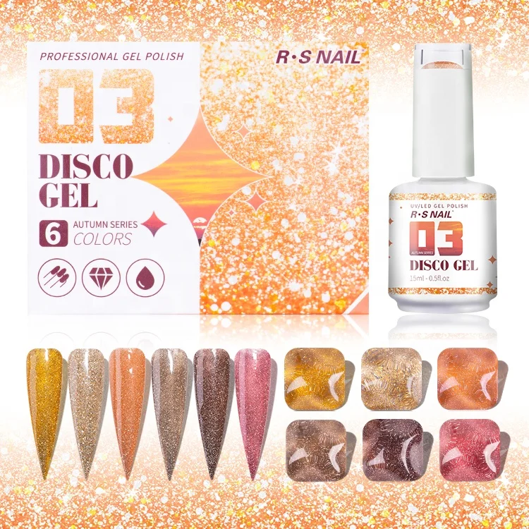 wholesale gel nail polish kit RS nail uv lamp private label OEM Reflective Disco Glitter Gel polish Set
wholesale gel nail polish kit RS nail uv lamp private label OEM Reflective Disco Glitter Gel polish Set