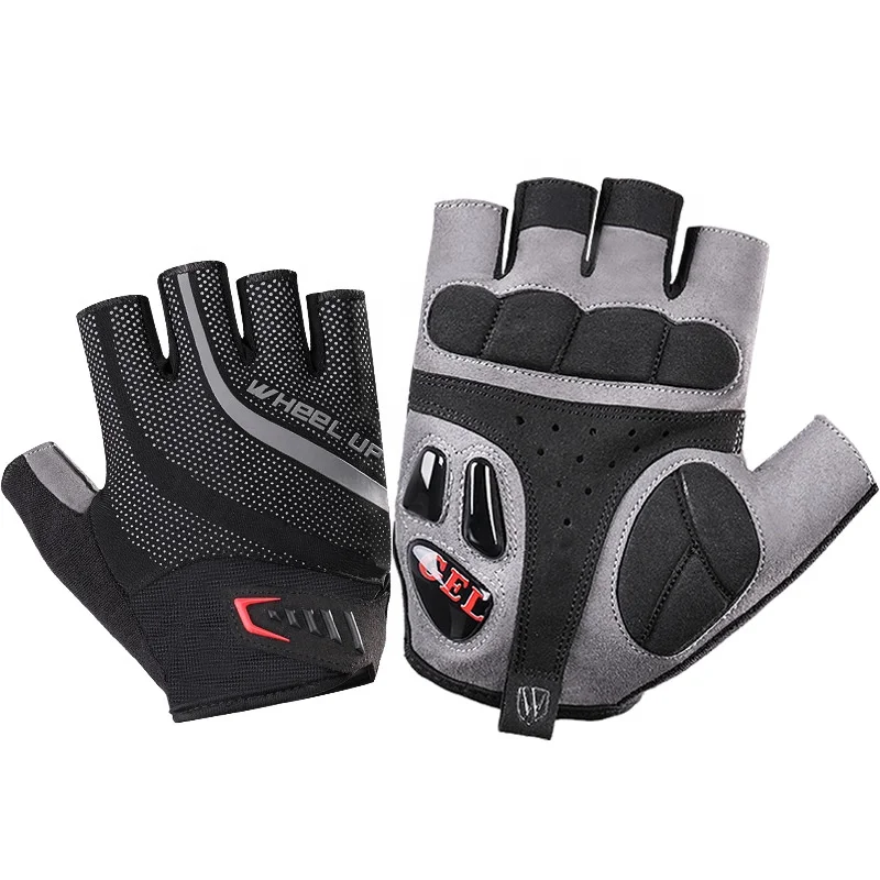 WHEEL UP Breathable Mountain Bike Half Finger Gloves Shock-Absorbing Silicone Gel Men Bicycle Gloves, Black, black/red, black/blue, black/green
WHEEL UP Breathable Mountain Bike Half Finger Gloves Shock-Absorbing Silicone Gel Men Bicycle Gloves, Black, black/red, black/blue, black/green