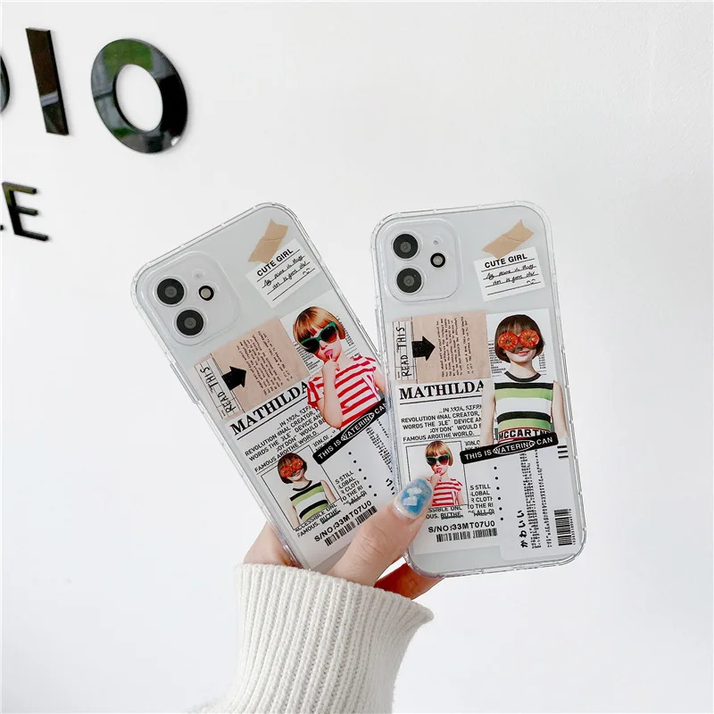 Cute Boys Girls Barcode Label Phone Cases For IPhone 12 Mini 11 Pro XS MAX XR X 8 7 Plus SE 2020 Cartoon Clear TPU Soft Cover
Cute Boys Girls Barcode Label Phone Cases For IPhone 12 Mini 11 Pro XS MAX XR X 8 7 Plus SE 2020 Cartoon Clear TPU Soft Cover