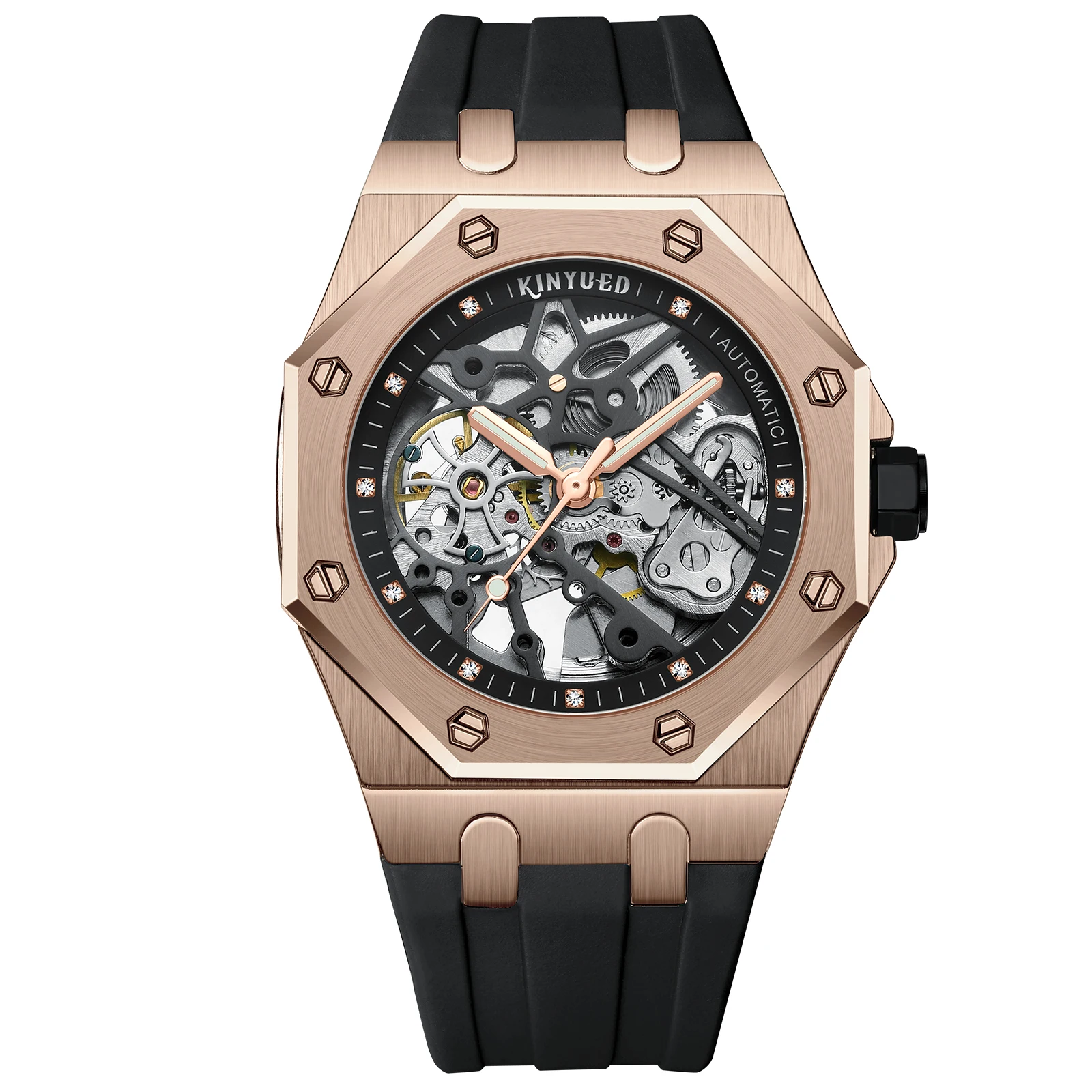 Top Selling Luxury Rubber Stainless Steel 3ATM Waterproof Luxury OEM Sport Wristwatch Men
Top Selling Luxury Rubber Stainless Steel 3ATM Waterproof Luxury OEM Sport Wristwatch Men