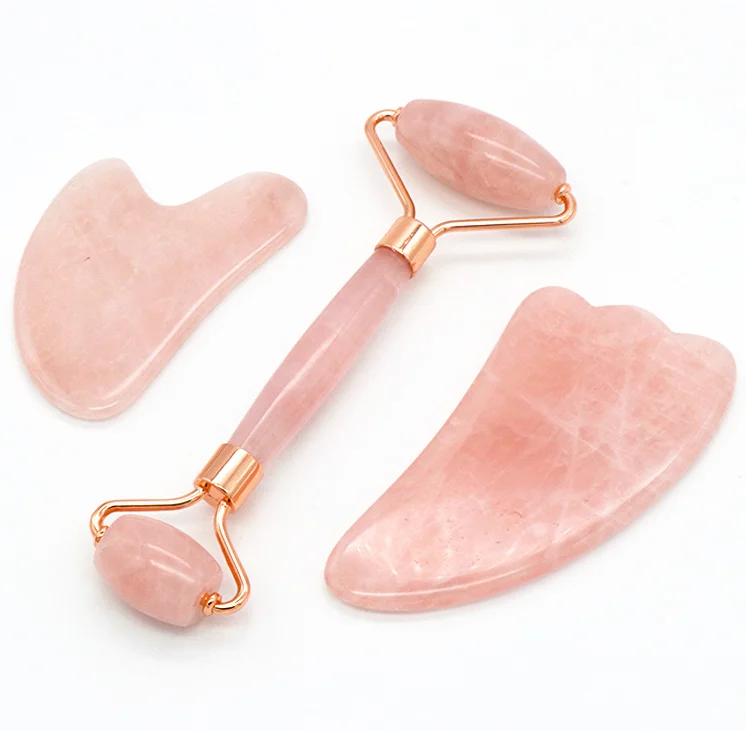 Hot Selling OEM High Quality Face Massager Roller Jade Roller Massage Natural Gua Sha, Pink
Hot Selling OEM High Quality Face Massager Roller Jade Roller Massage Natural Gua Sha, Pink