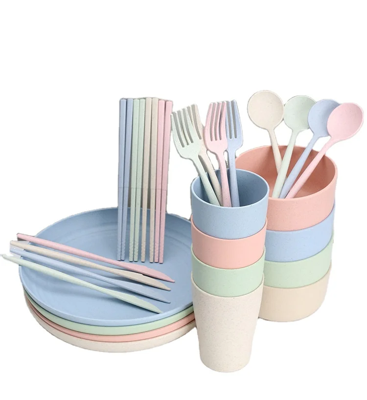 Plate Machine Wheat Straw Children Tableware, Blue, pink,beige, green
Plate Machine Wheat Straw Children Tableware, Blue, pink,beige, green