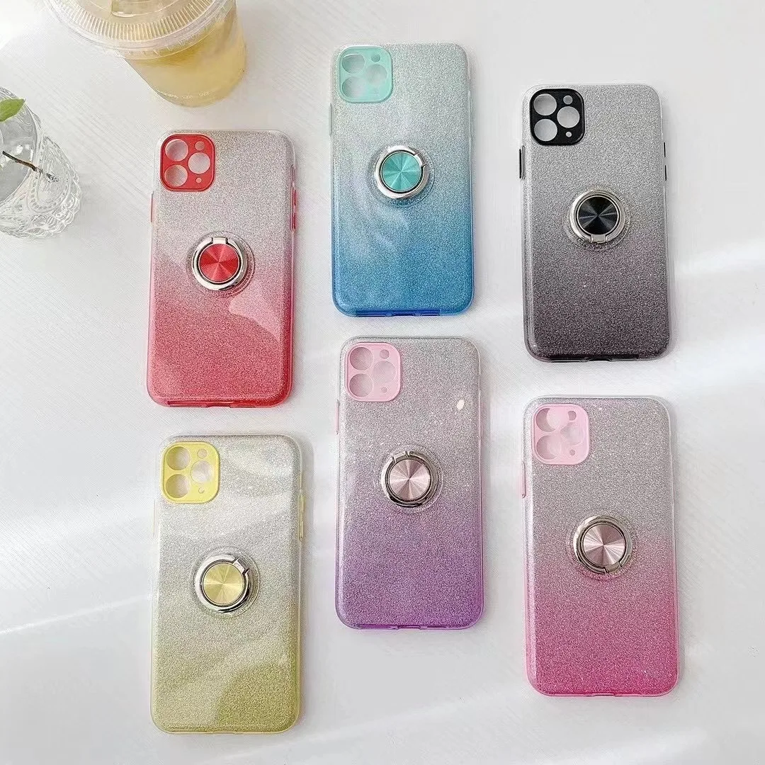 For iphone 12 mini Pro Max Gradients 3in1 Glitter Paper Sparkle Shiny bling Back Cover Phone Case With Ring Holder Mount
For iphone 12 mini Pro Max Gradients 3in1 Glitter Paper Sparkle Shiny bling Back Cover Phone Case With Ring Holder Mount