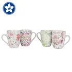 European Style Ceramic Mug Golden Decal Design Ceramic New Bone Chins Mugs for Coffee