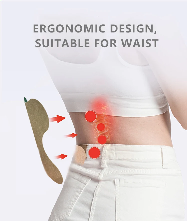 Wormwood Moxa Plaster Moxibustion Herbal Self Heating Back Pain Relieve Paste Patch