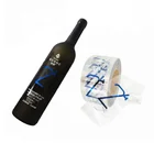 Custom Adhesive Cosmetic Waterproof Clear Labels Liquid Bottle Vinyl Labels Roll Sticker Printing