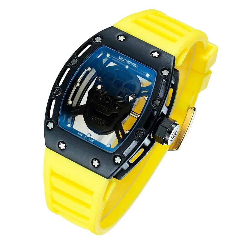 Hot Selling Wholesale Skull Watch Band Men's Quartz Men's Fashion Silicone 2020 Glass Plastic Men Alloy OEM Round Buckle Pointer, Mixed color
Hot Selling Wholesale Skull Watch Band Men's Quartz Men's Fashion Silicone 2020 Glass Plastic Men Alloy OEM Round Buckle Pointer, Mixed color